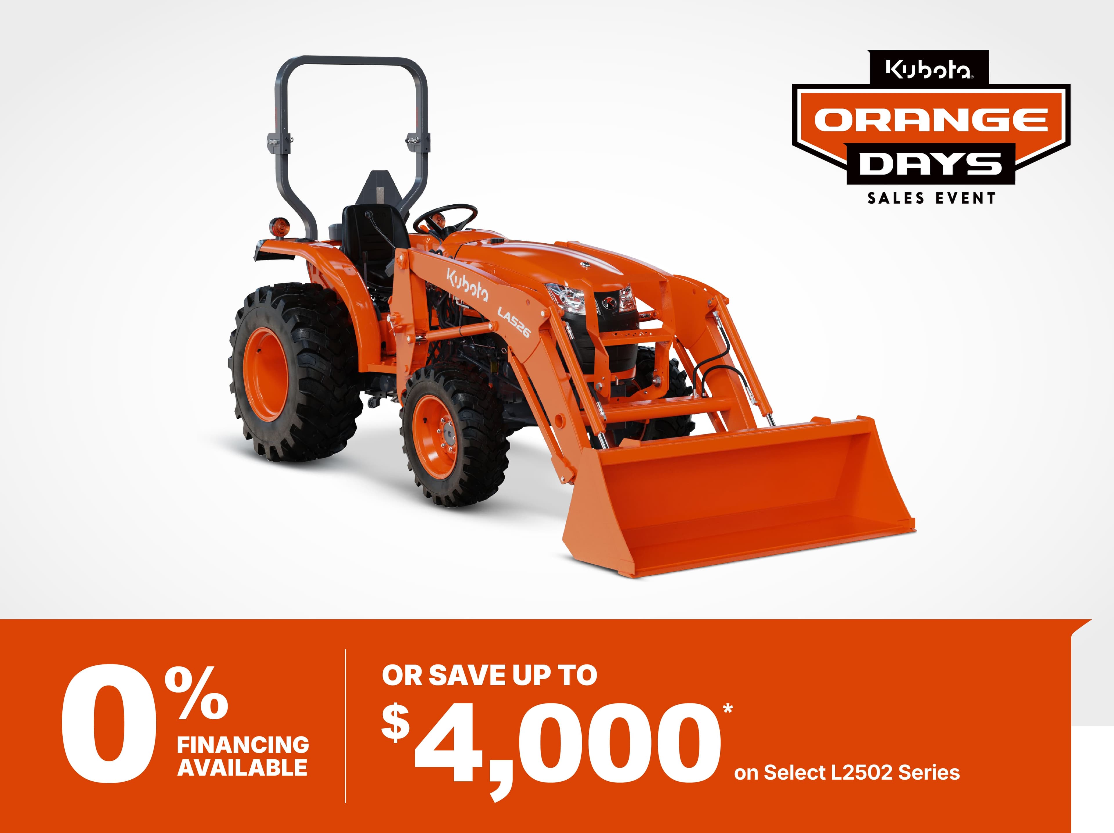 Save on L2502 Tractors